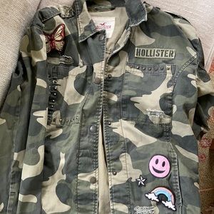 Hollister camo jacket